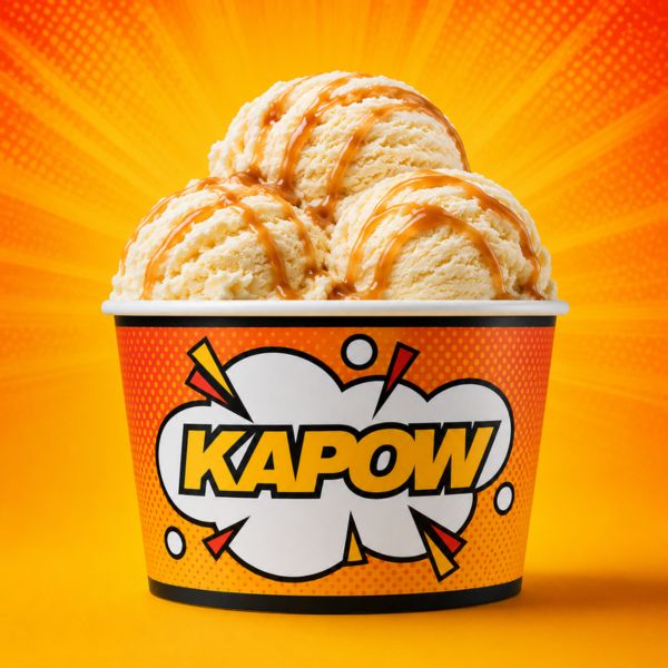 Ice Cream Vanilla Caramel